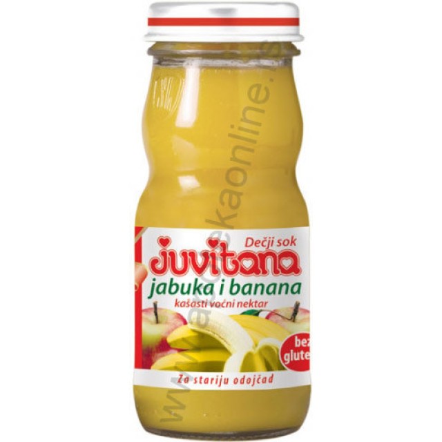 JUVITANA SOKIĆ OD JABUKE I BANANE 125ml PT - Online Apoteka JUVITANA SOKIĆ OD JABUKE I BANANE 125ml PT